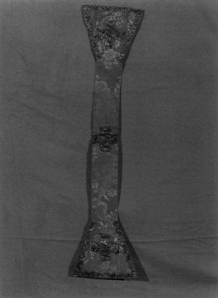 MOTIVI DECORATIVI FLOREALI (manipolo, elemento d'insieme) - manifattura ligure (seconda metà sec. XVIII)