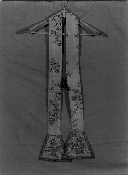 MOTIVI DECORATIVI FLOREALI (stola, opera isolata) - manifattura ligure (sec. XVIII)