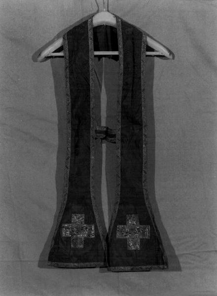 MOTIVI DECORATIVI FLOREALI (stola, elemento d'insieme) - manifattura ligure (sec. XIX)