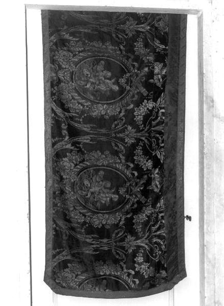 MOTIVI DECORATIVI FLOREALI (drappo, opera isolata) - manifattura ligure (sec. XIX)