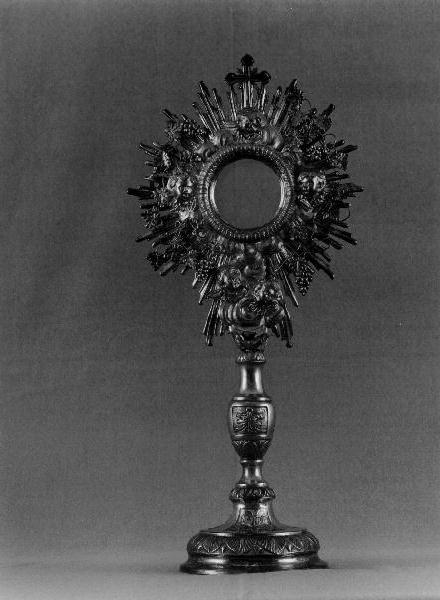 ostensorio, opera isolata - bottega genovese (sec. XIX)
