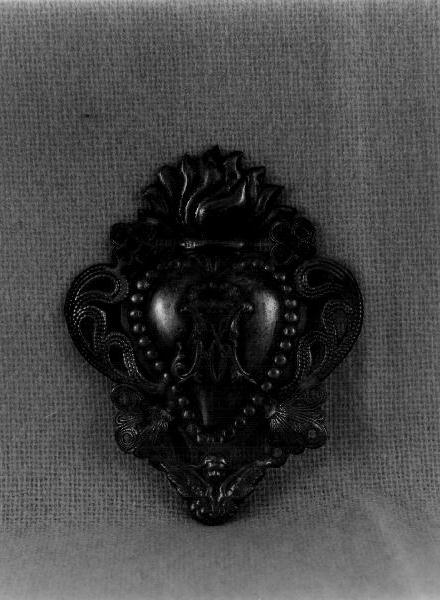 motivi decorativi/ cherubino (ex voto, opera isolata) - bottega genovese (sec. XIX)