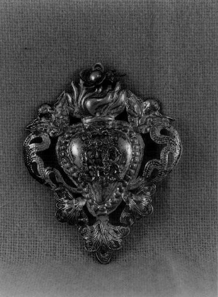 motivi decorativi/ cherubini (ex voto, opera isolata) - bottega genovese (primo quarto sec. XX)