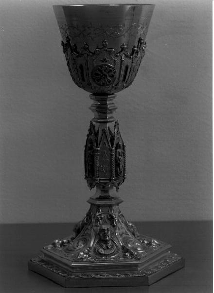 calice, elemento d'insieme - bottega genovese (sec. XX)