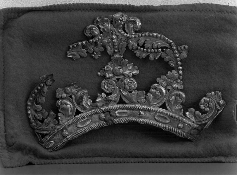 corona, elemento d'insieme - bottega genovese (seconda metà sec. XVIII)