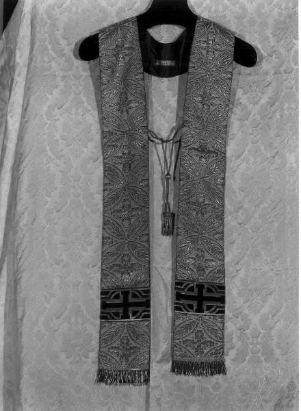 stola, opera isolata - manifattura ligure (metà sec. XX)