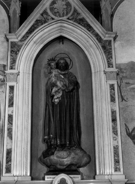 San Giuseppe e Gesù Bambino (statua, elemento d'insieme) di Canepa Antonio (sec. XX)