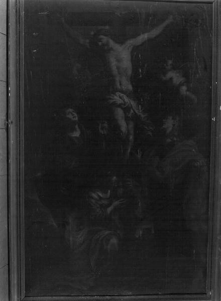 crocifissione di Cristo (dipinto, opera isolata) di Piola Domenico (seconda metà sec. XVII)