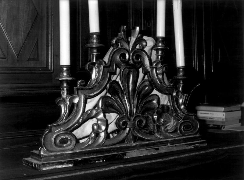 candeliere, coppia - PRODUZIONE LIGURE (seconda metà sec. XIX)