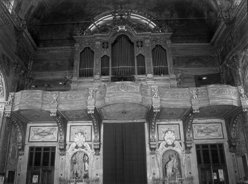 angeli musicanti (cantoria, elemento d'insieme) - PRODUZIONE LIGURE (ultimo quarto sec. XIX)