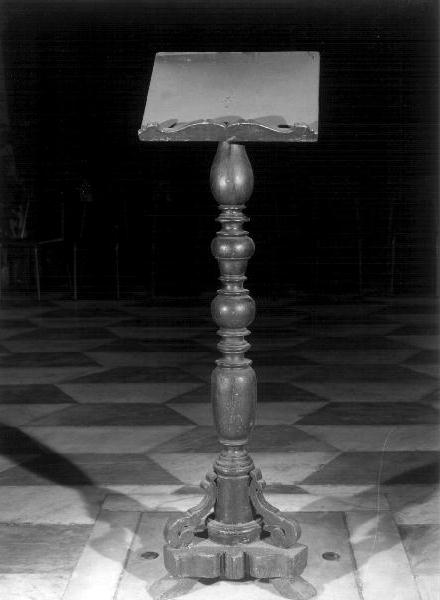 leggio, opera isolata - bottega ligure (secc. XVIII/ XIX)