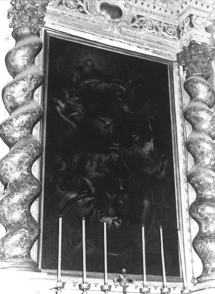 BATTESIMO DI CRISTO (dipinto, elemento d'insieme) di Piola Domenico (seconda metà sec. XVII)