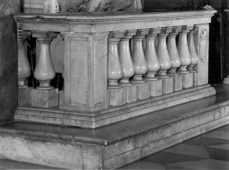 balaustrata, opera isolata - bottega ligure (sec. XVII)