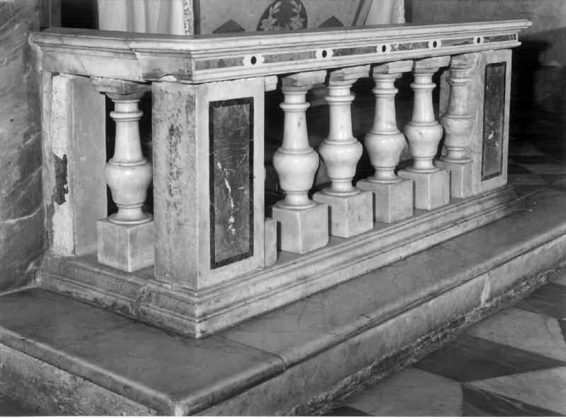 balaustrata, serie - bottega ligure (sec. XVII)