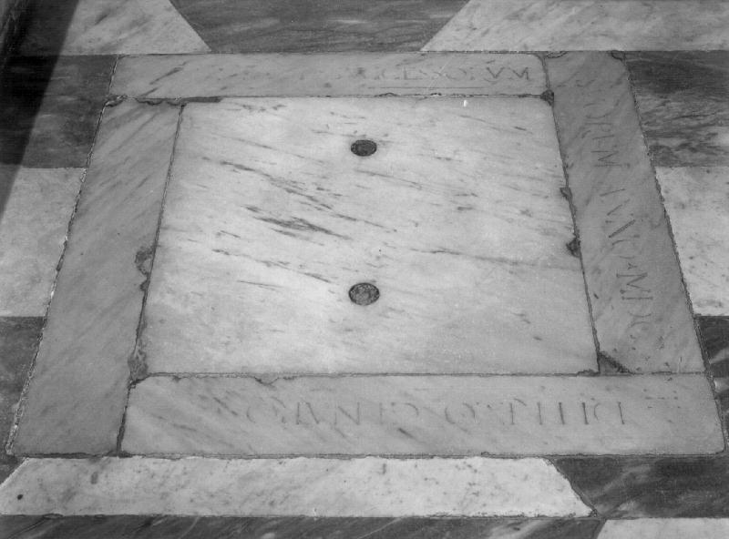 lapide tombale, opera isolata - bottega ligure (sec. XVII)