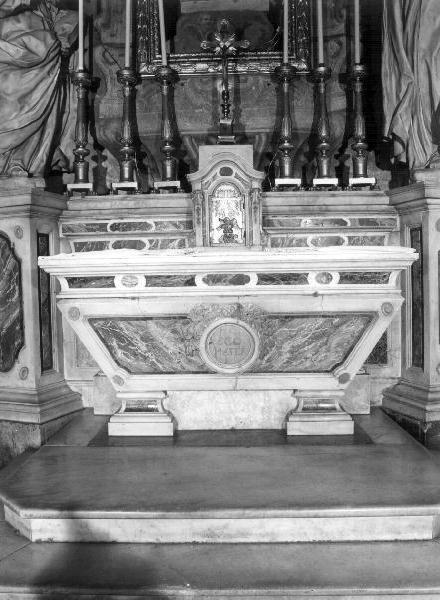 altare, insieme - bottega ligure (ultimo quarto sec. XVIII)