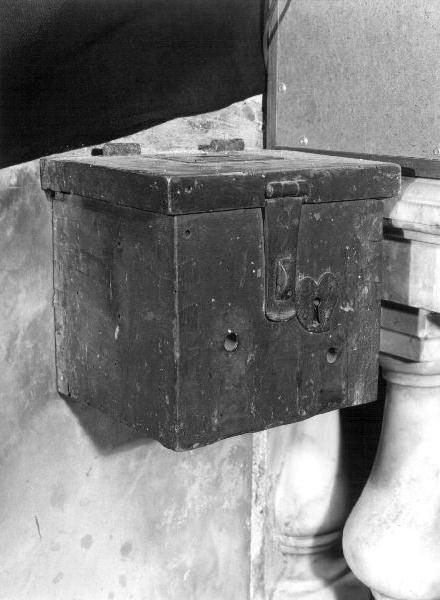 cassetta per elemosine, opera isolata - PRODUZIONE LIGURE (prima metà sec. XIX)