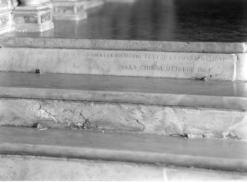 lapide, elemento d'insieme - bottega ligure (sec. XIX)