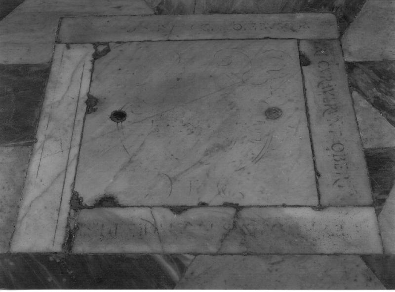 lapide tombale, opera isolata - bottega ligure (sec. XVII)