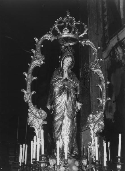 Madonna della Salute (statua, elemento d'insieme) di Spanet, Ciarla (fine sec. XIX)
