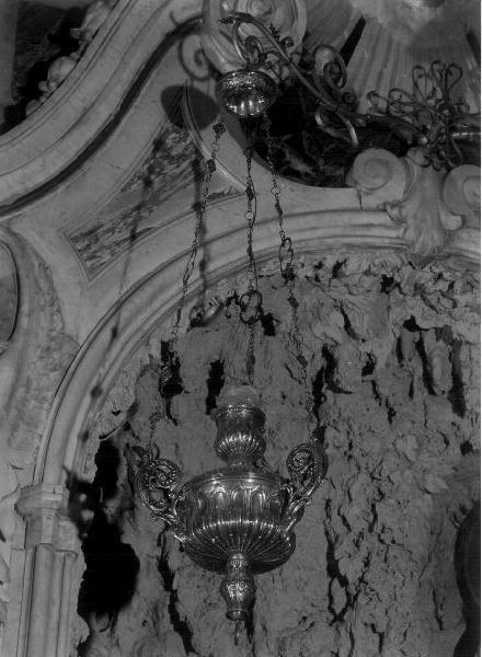 lampada pensile, elemento d'insieme di Parodi (primo quarto sec. XX)