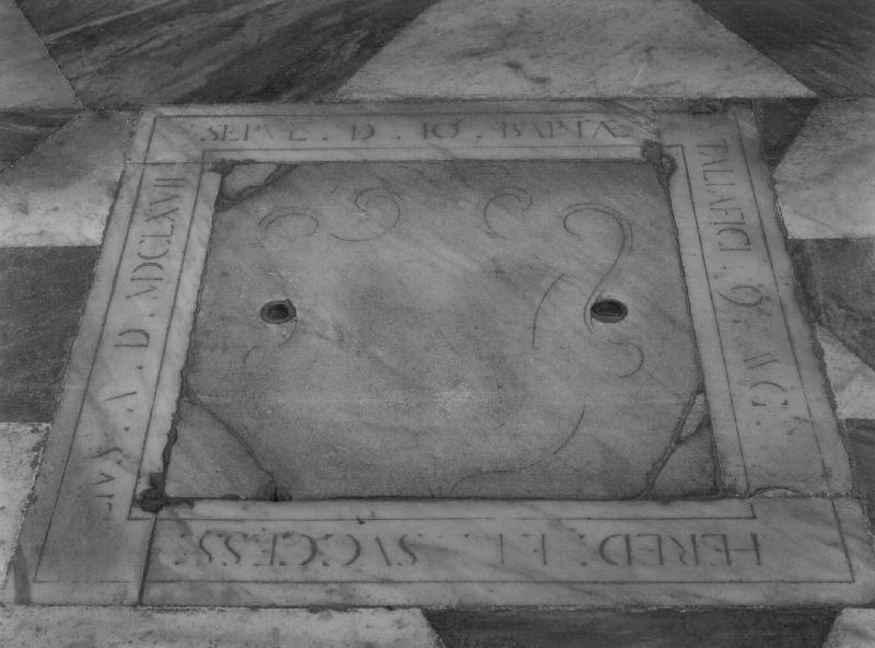 lapide tombale, opera isolata - bottega ligure (sec. XVII)