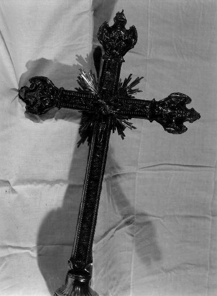 motivi decorativi (croce processionale, elemento d'insieme) - bottega genovese (sec. XVIII)