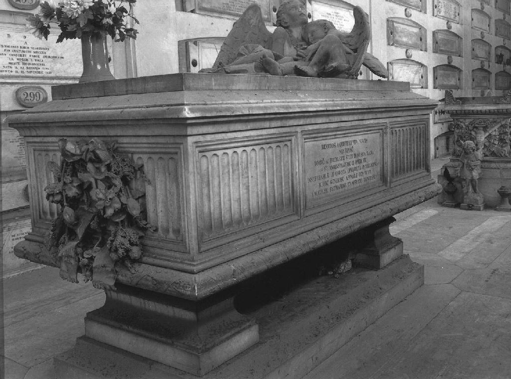ANGIOLETTI (monumento funebre, opera isolata) - bottega genovese (ultimo quarto sec. XIX)