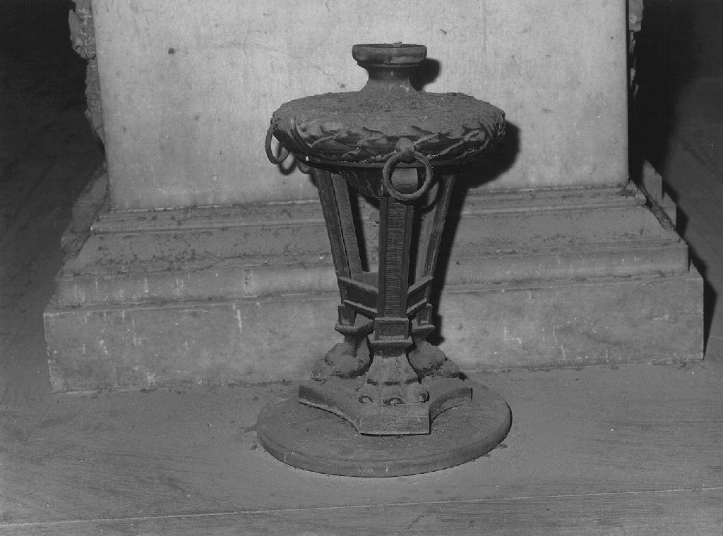 lumino votivo, coppia - PRODUZIONE GENOVESE (fine sec. XIX)