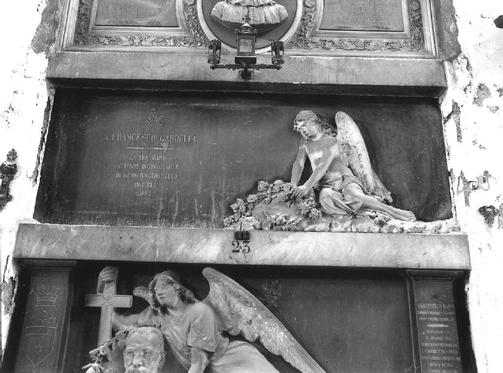 ANGELO (monumento funebre, opera isolata) di Sclavi Ettore (sec. XIX)