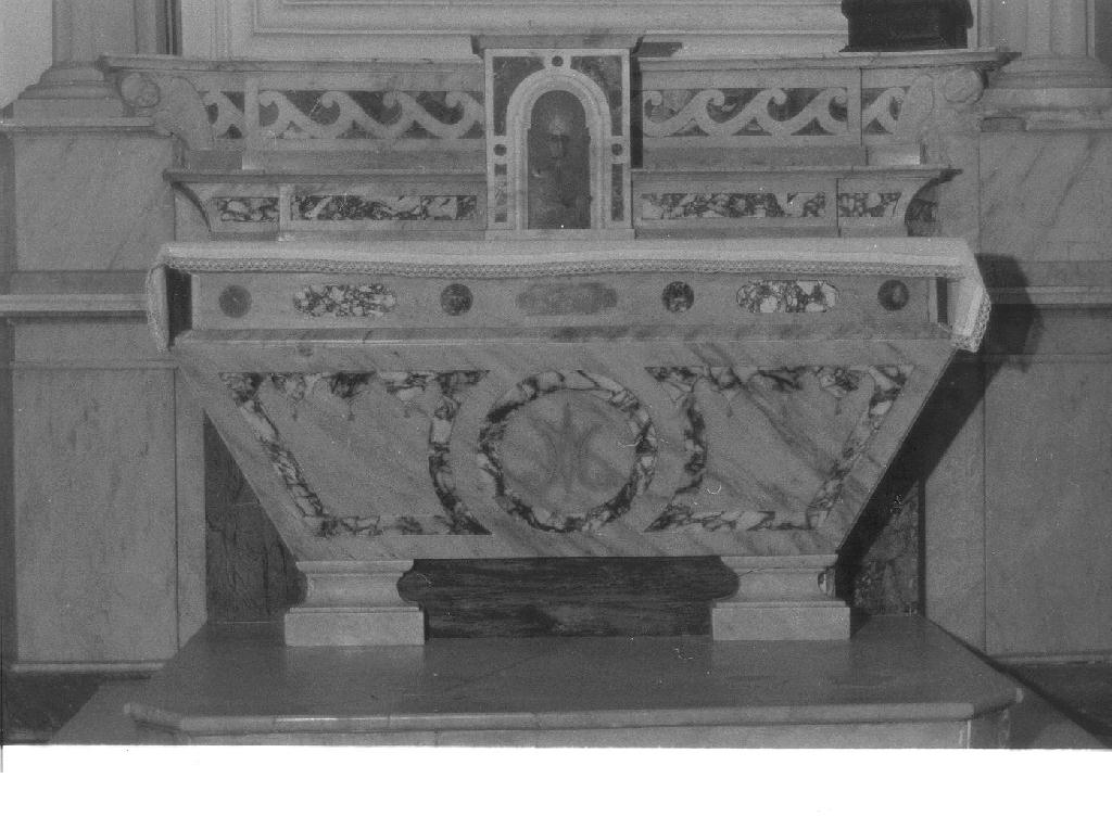 altare, elemento d'insieme - bottega ligure (seconda metà sec. XIX)