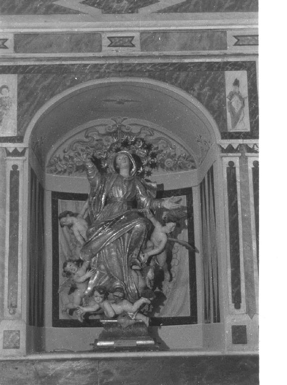 MADONNA ASSUNTA (gruppo scultoreo, elemento d'insieme) di Maragliano Anton Maria (maniera) (ultimo quarto sec. XVIII)