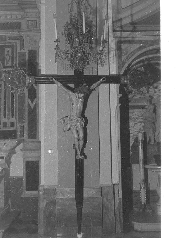 CRISTO CROCIFISSO (croce processionale, opera isolata) di Maragliano Anton Maria (maniera) (ultimo quarto sec. XVIII)