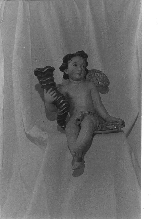 ANGELO (statuetta portacandelabro, elemento d'insieme) di Maragliano Anton Maria (maniera) (ultimo quarto sec. XVIII)