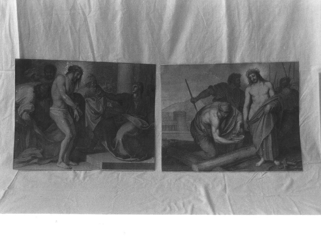 STAZIONI DELLA VIA CRUCIS (stampa, serie) di Sabatelli Luigi (prima metà sec. XIX)
