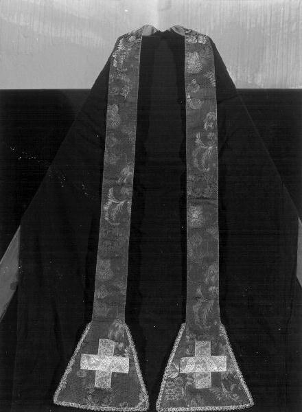 motivi decorativi vegetali (stola, elemento d'insieme) - manifattura ligure (seconda metà sec. XVIII)