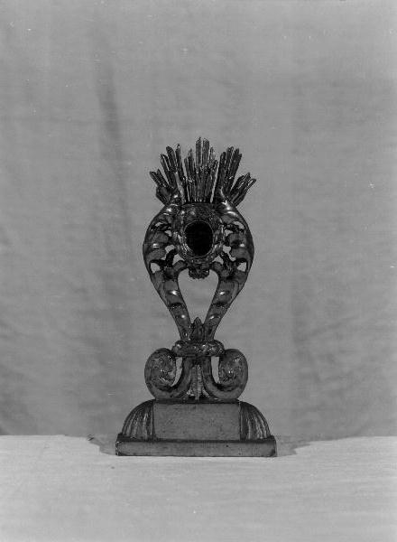 reliquiario, opera isolata - bottega ligure (ultimo quarto sec. XIX)