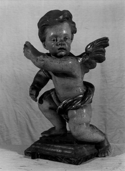 PUTTO (scultura, opera isolata) - bottega ligure (sec. XVIII)