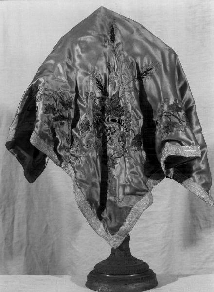 copriostensorio, opera isolata - manifattura ligure (secc. XIX/ XX)