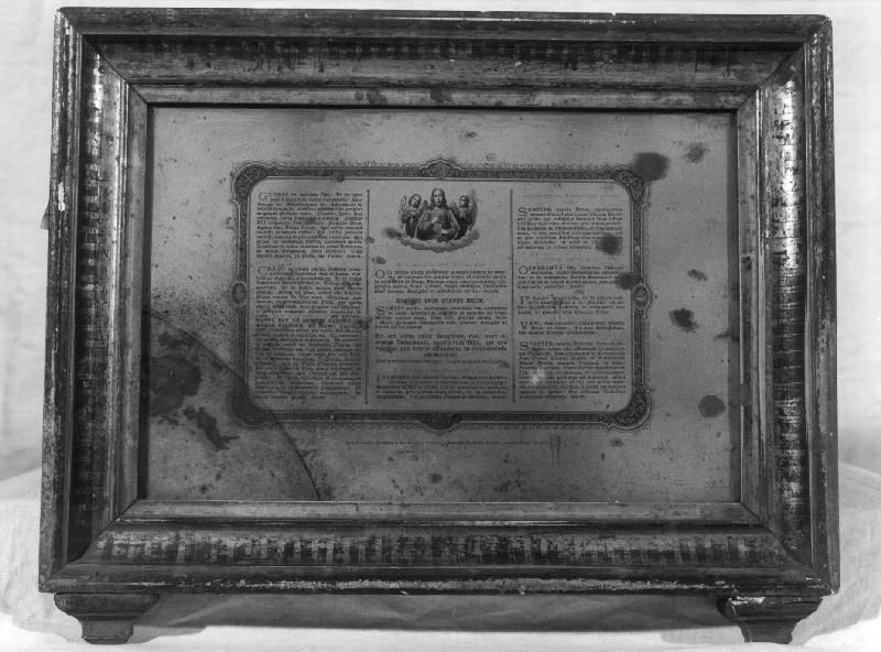 cartagloria, opera isolata - bottega ligure (primo quarto sec. XX)