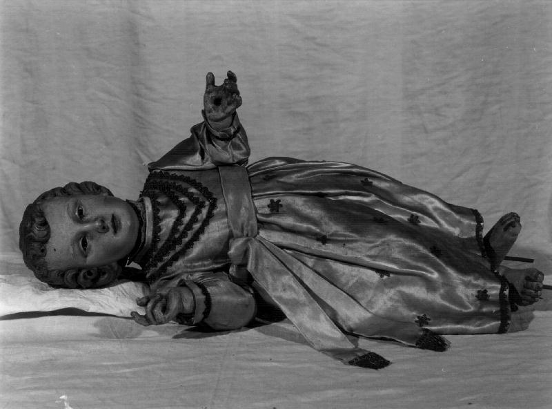 Gesù Bambino (statua, elemento d'insieme) - PRODUZIONE LIGURE (ultimo quarto sec. XIX)