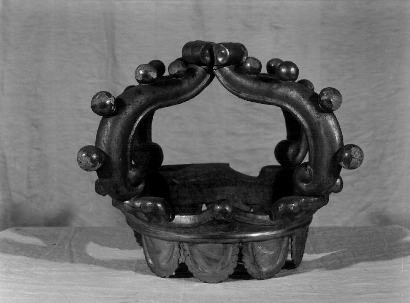 corona, opera isolata - bottega ligure (fine/inizio secc. XIX/ XX)