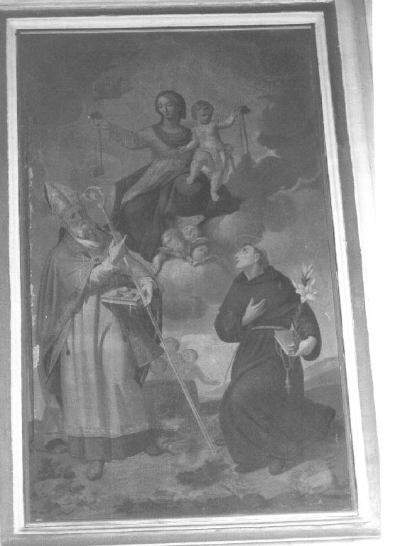 Madonna del Carmelo e santi (dipinto, opera isolata) - ambito ligure (seconda metà sec. XIX)