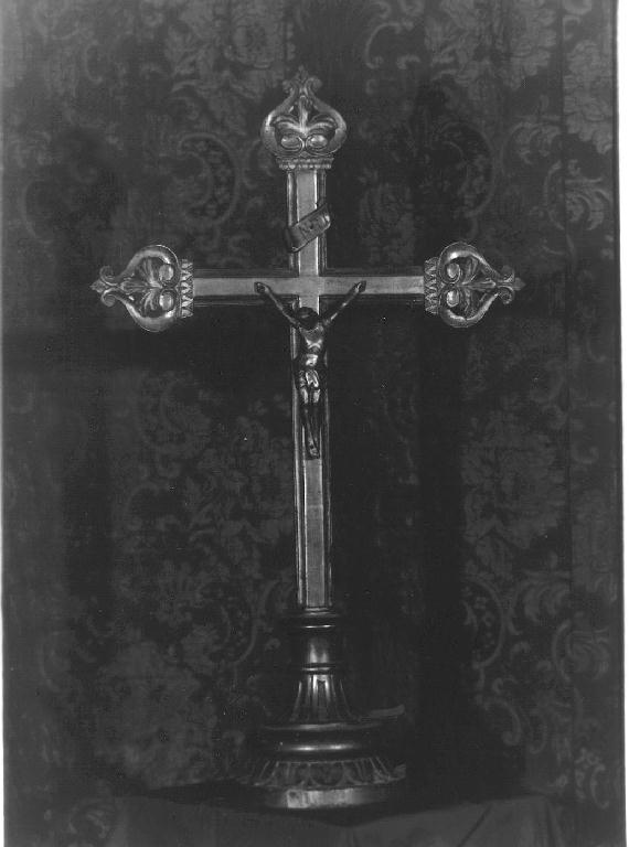 Cristo crocifisso (crocifisso, opera isolata) - bottega ligure (fine sec. XIX)
