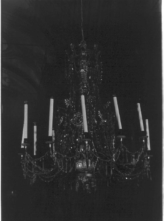 lampadario, coppia - PRODUZIONE LIGURE (primo quarto sec. XX)