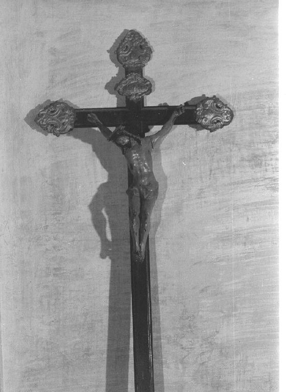 Cristo crocifisso (crocifisso, opera isolata) - bottega ligure (seconda metà sec. XIX)