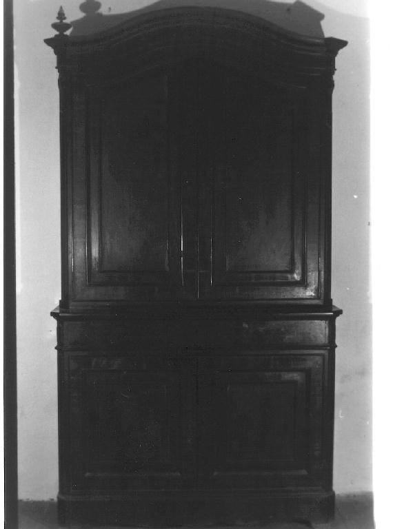 armadio, elemento d'insieme - bottega ligure (seconda metà sec. XIX)