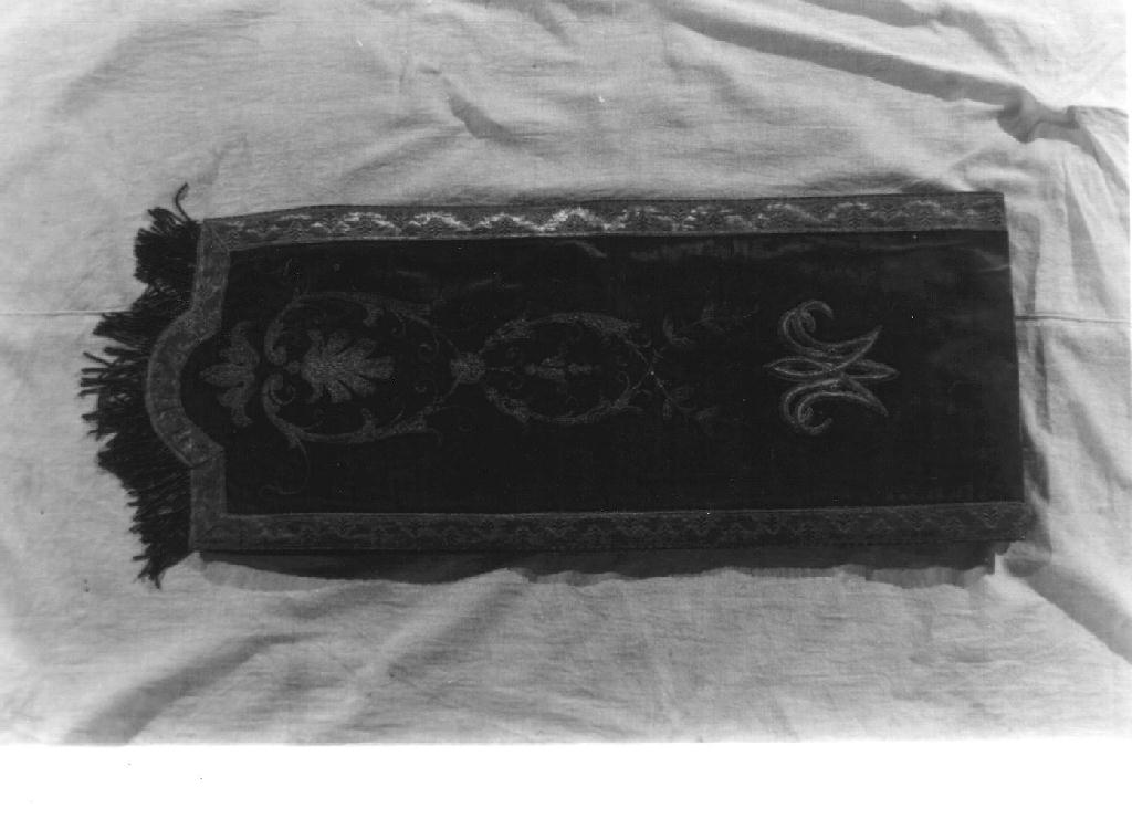 monogramma mariano (telo, opera isolata) - bottega ligure (metà sec. XIX)