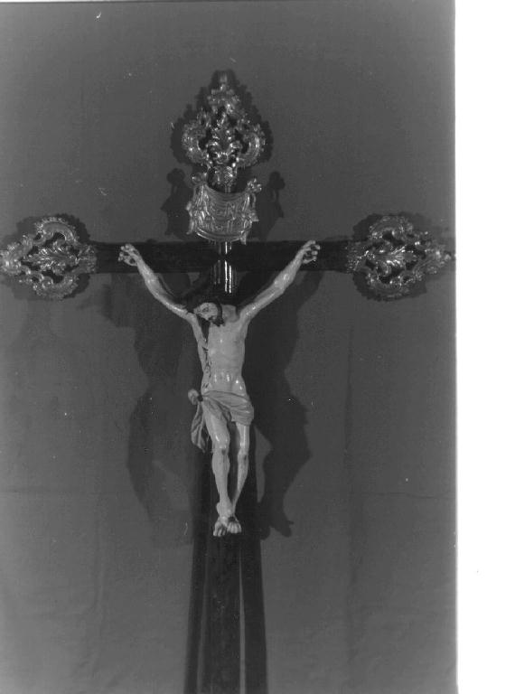 CRISTO CROCIFISSO (crocifisso, opera isolata) - PRODUZIONE LIGURE (seconda metà sec. XIX)