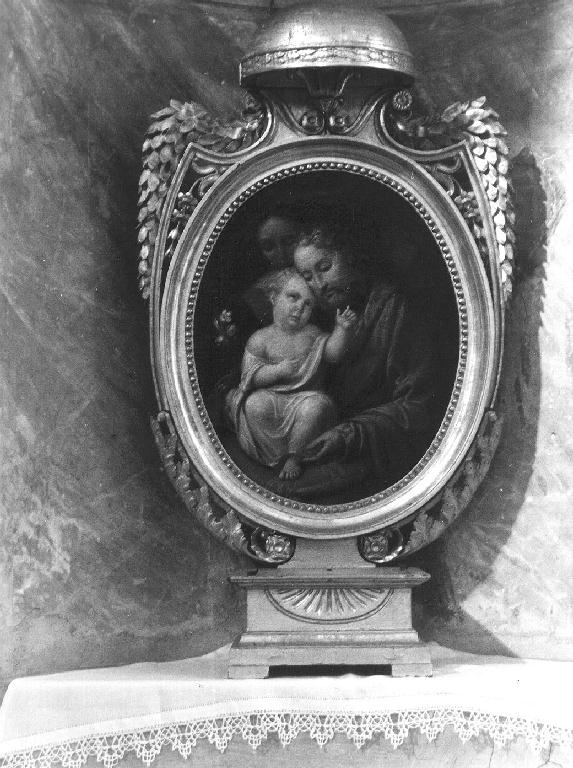 Sacra Famiglia (dipinto, elemento d'insieme) - ambito ligure (fine/inizio secc. XIX/ XX)